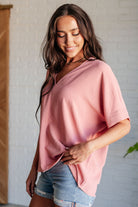 Contrary to Popular Belief V-Neck Blouse    Tops Ave Shops- Tilden Co.