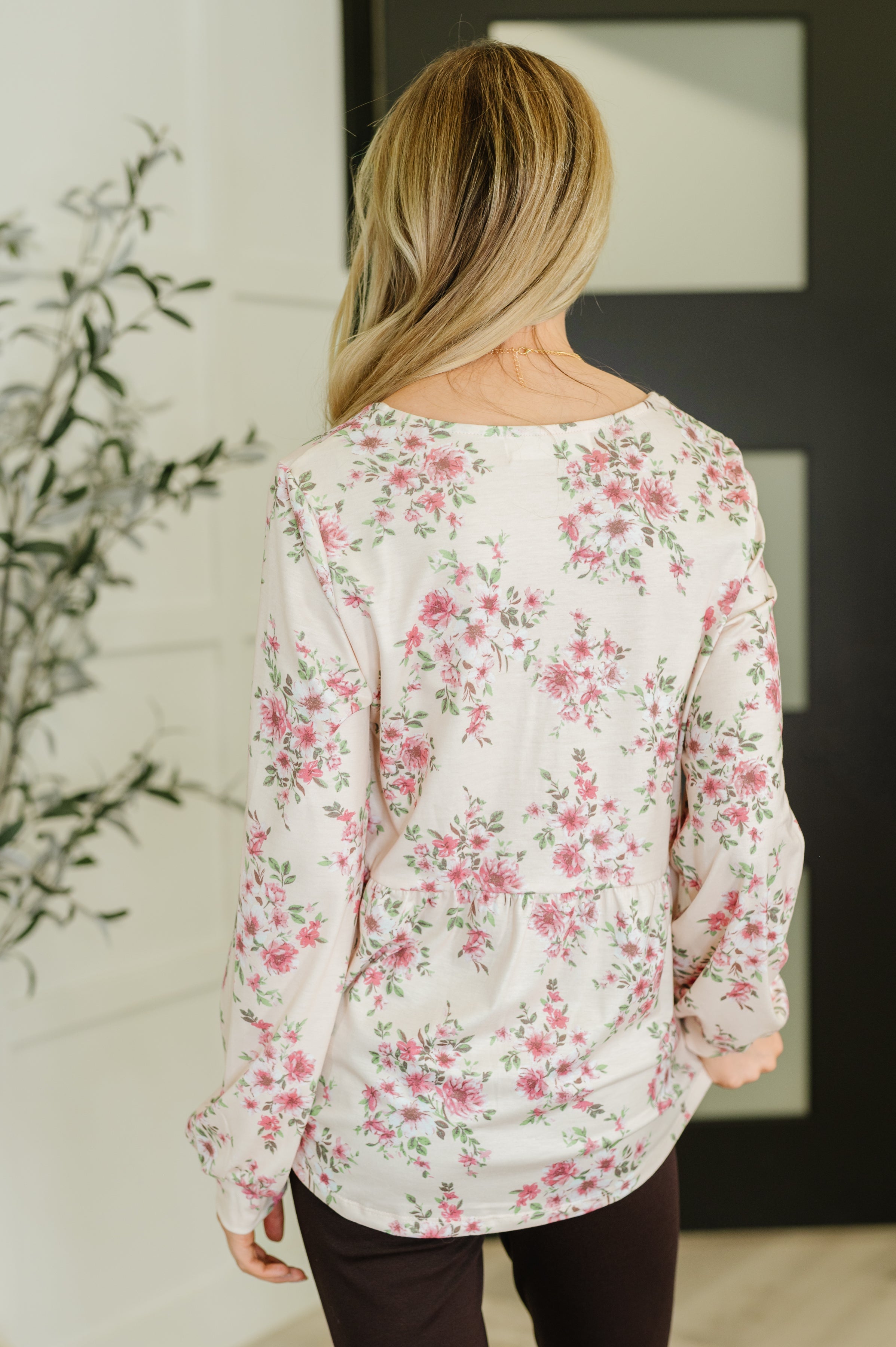 Cool to Be Kind Floral Blouse Womens Ave Shops- Tilden Co.