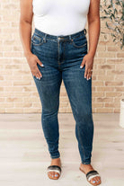 Cora High Rise Control Top Skinny Jeans    Denim Ave Shops- Tilden Co.