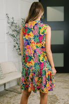 Coral Sands Collared Tank Dress in Floral Paisley Womens Ave Shops- Tilden Co.