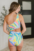 Corfu Marble Cutout Swimsuit Womens Ave Shops- Tilden Co.