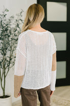 Corner of the Block Loose Knit Sweater Womens Ave Shops- Tilden Co.