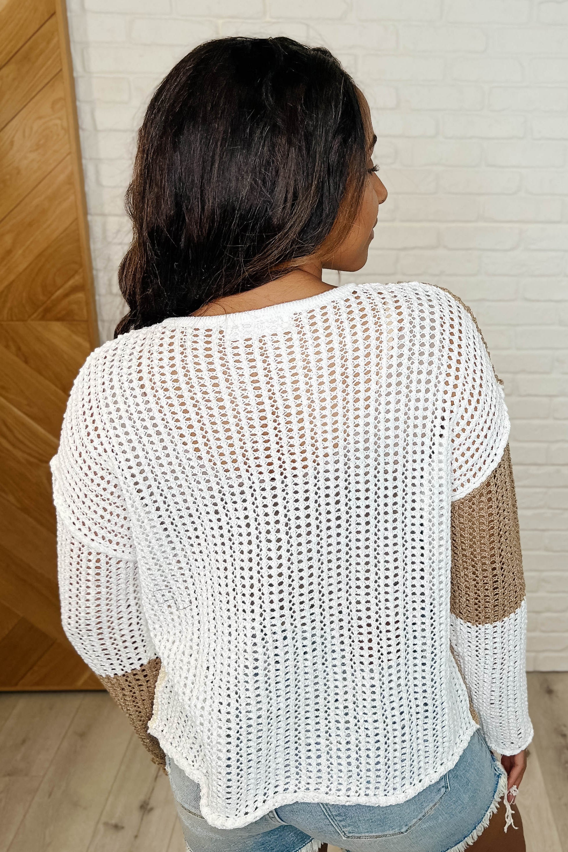 Corner of the Block Loose Knit Sweater Womens Ave Shops- Tilden Co.