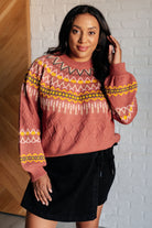 Cozy Chalet Fair Isle Sweater    Tops Ave Shops- Tilden Co.