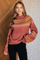 Cozy Chalet Fair Isle Sweater    Tops Ave Shops- Tilden Co.