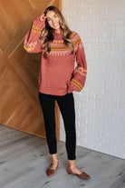 Cozy Chalet Fair Isle Sweater    Tops Ave Shops- Tilden Co.