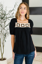 Craft Night Crochet Detail Top Womens Ave Shops- Tilden Co.