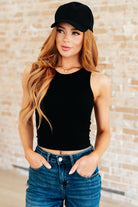 Basic Babe Ball Cap in Black Accessories Ave Shops- Tilden Co.