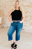 Cream of the Crop Rib Knit Tank Top in Black Tops Ave Shops- Tilden Co.