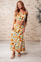 Cutie Patootie Tiered Skirt and Top Set in Orange    Sets Ave Shops- Tilden Co.