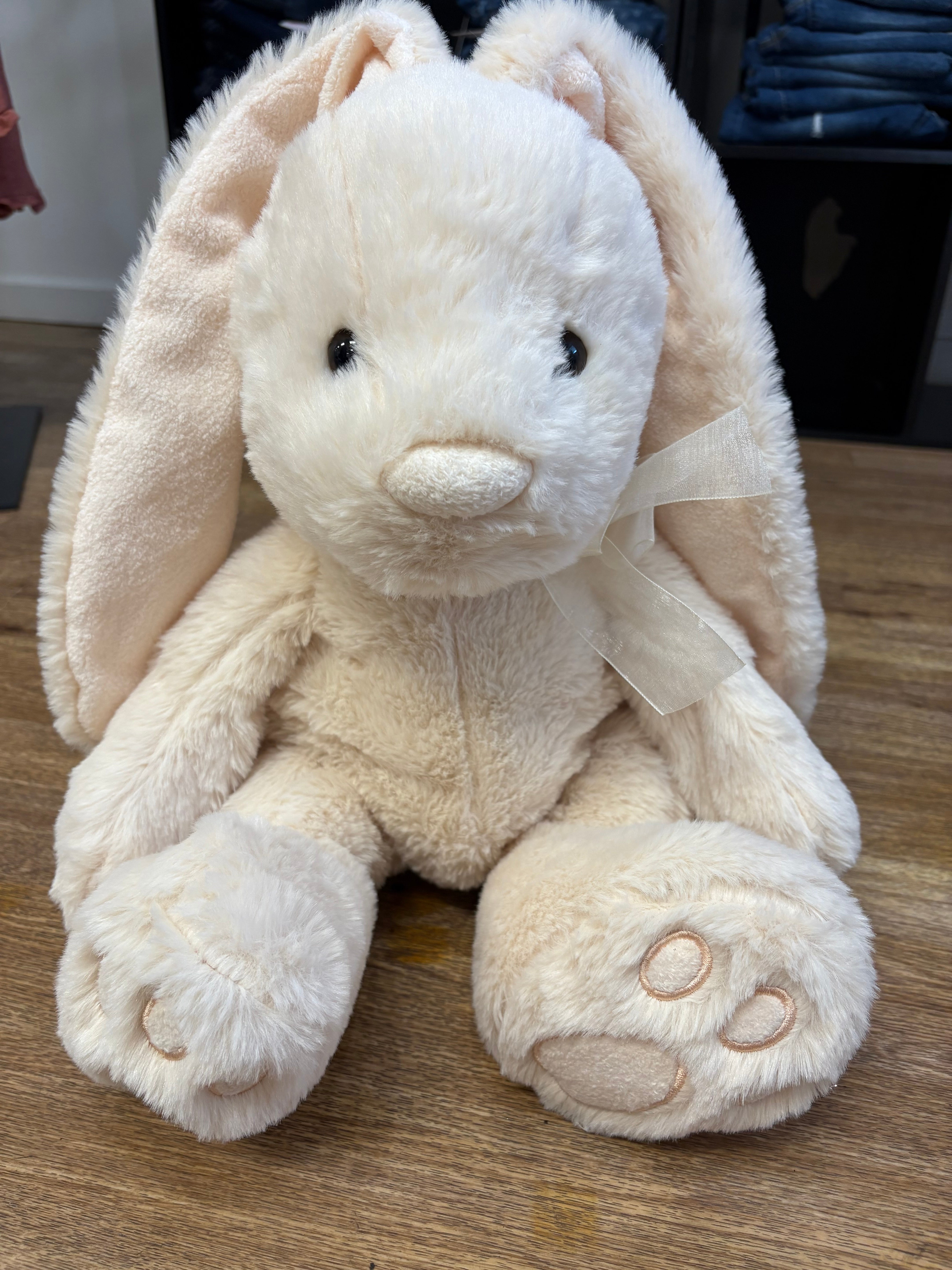 Personalized Easter Bunny Stuffies 20" Cream Bunny 20" Cream Bunny Daydreamer Creations- Tilden Co.