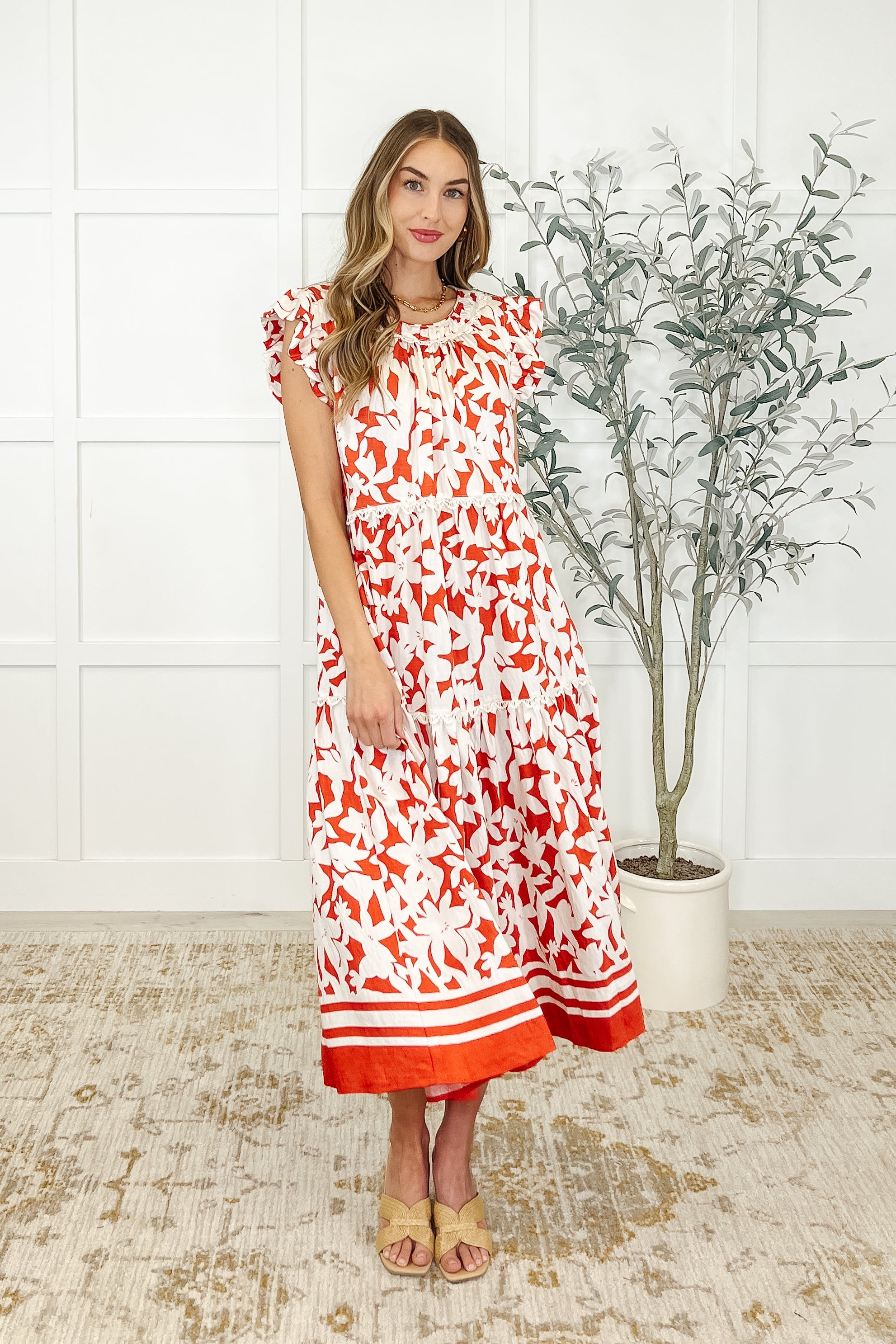 Dainty Daydream Tiered Dress Womens Ave Shops- Tilden Co.