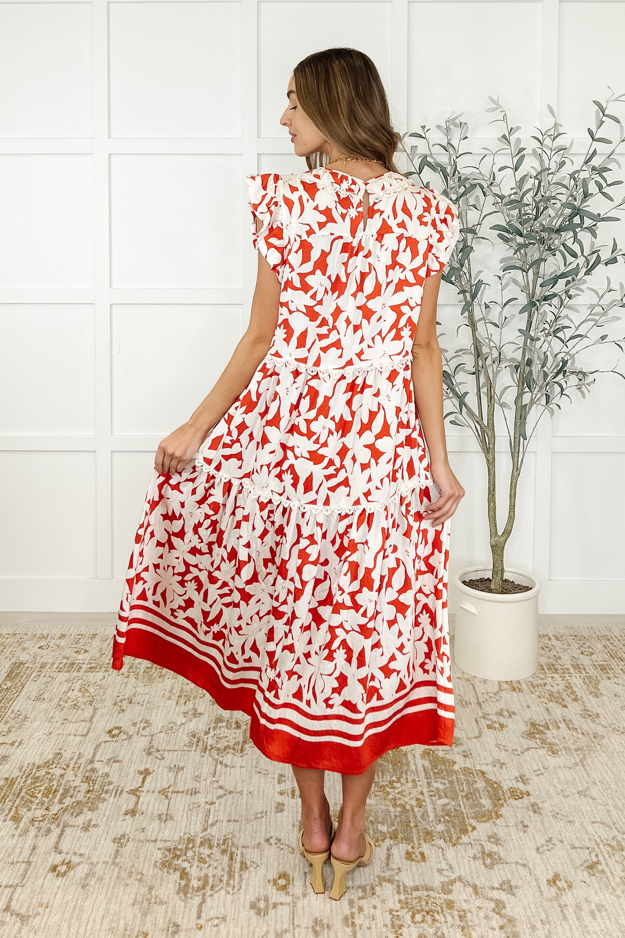 Dainty Daydream Tiered Dress Womens Ave Shops- Tilden Co.