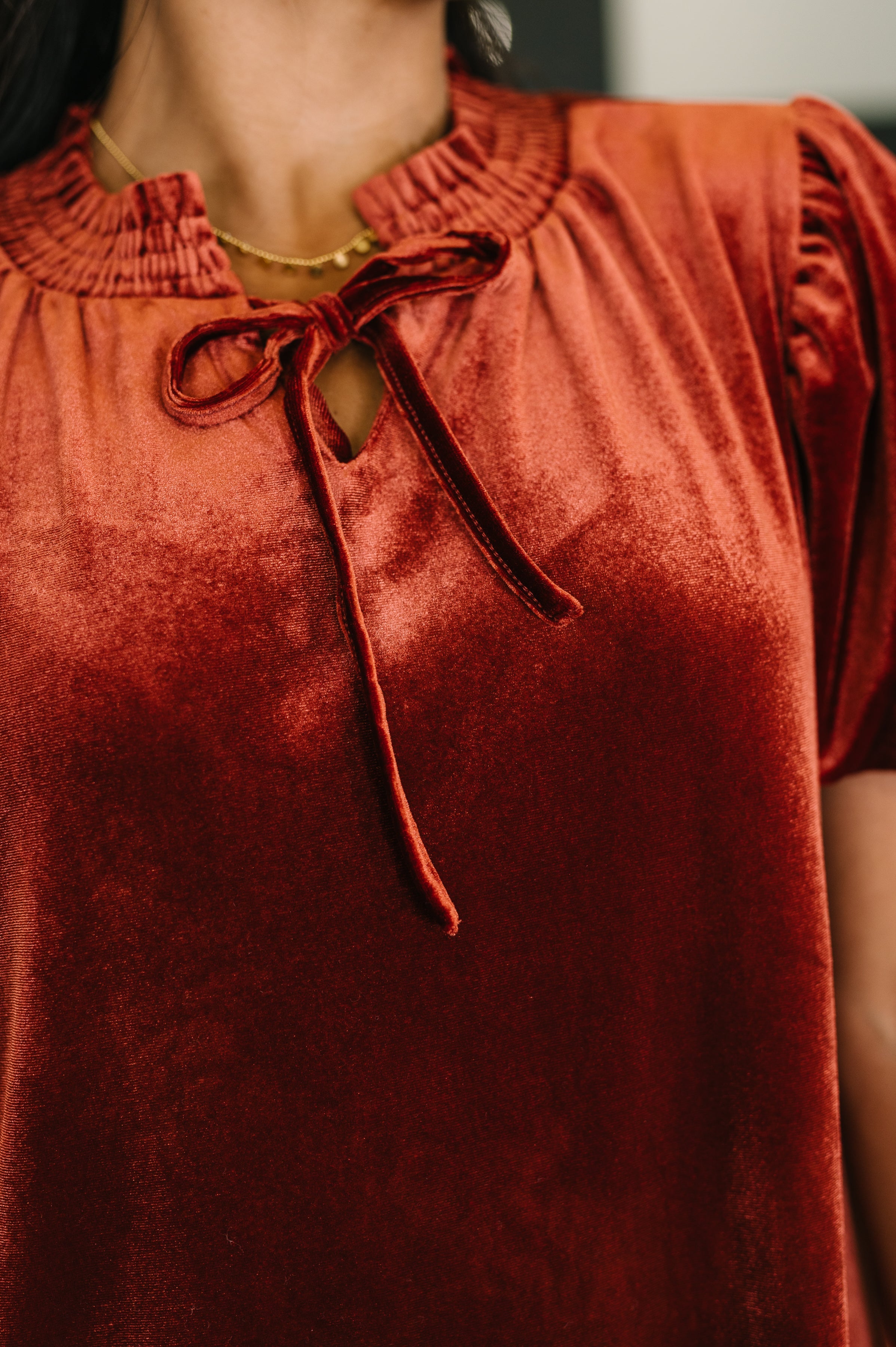 Damsel in This Velvet Dress Womens Ave Shops- Tilden Co.