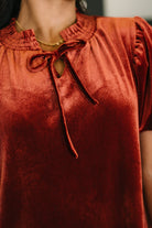 Damsel in This Velvet Dress Womens Ave Shops- Tilden Co.