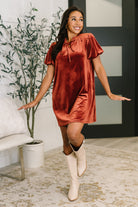 Damsel in This Velvet Dress Womens Ave Shops- Tilden Co.