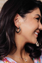 Day to Day Hoop Earrings Set in Silver    Accessories Ave Shops- Tilden Co.