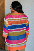 Deep Thoughts Striped Loose Knit Top    Tops Ave Shops- Tilden Co.