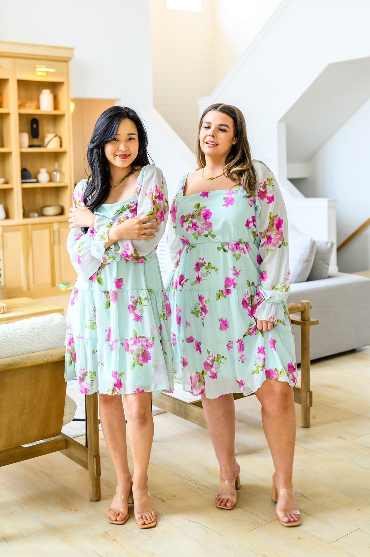 Delightfully Yours Floral Dress Womens Ave Shops- Tilden Co.