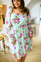 Delightfully Yours Floral Dress Womens Ave Shops- Tilden Co.