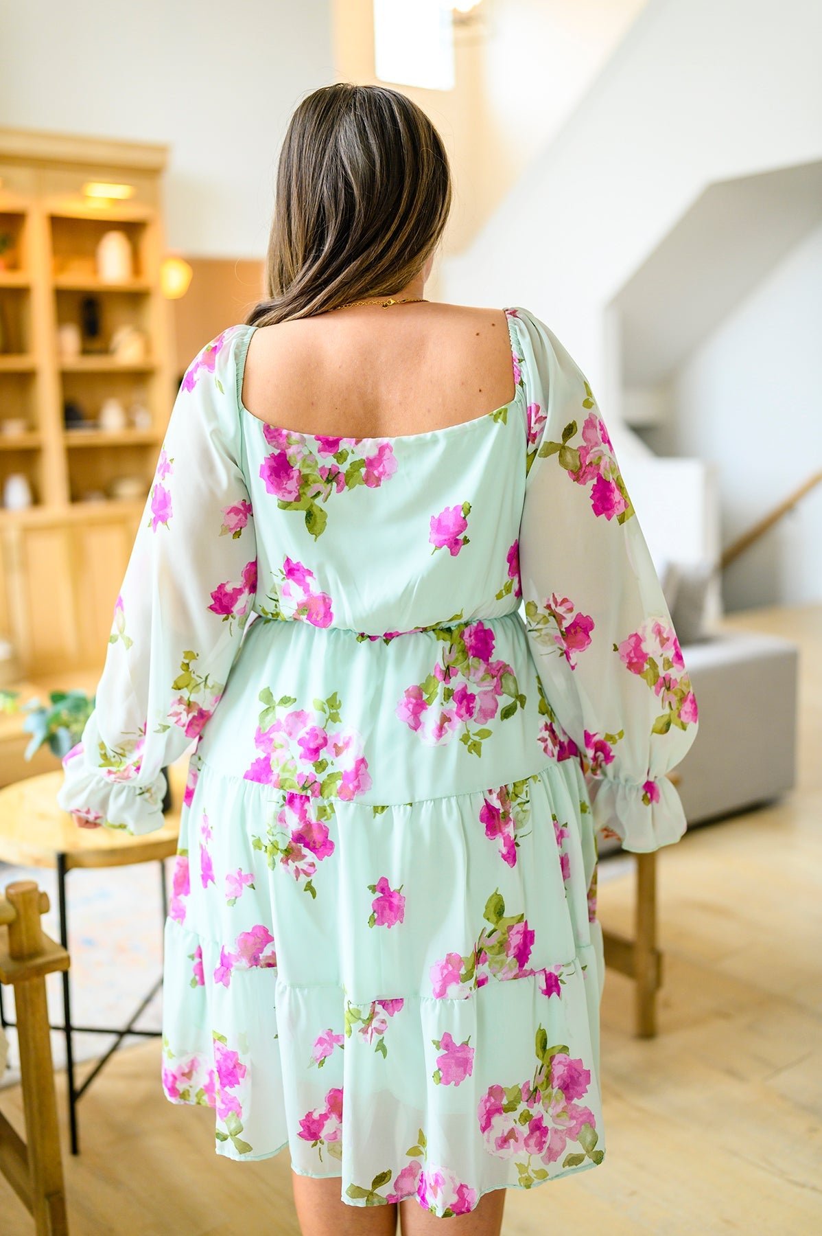 Delightfully Yours Floral Dress Womens Ave Shops- Tilden Co.