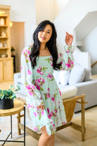 Delightfully Yours Floral Dress Womens Ave Shops- Tilden Co.