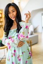 Delightfully Yours Floral Dress Womens Ave Shops- Tilden Co.