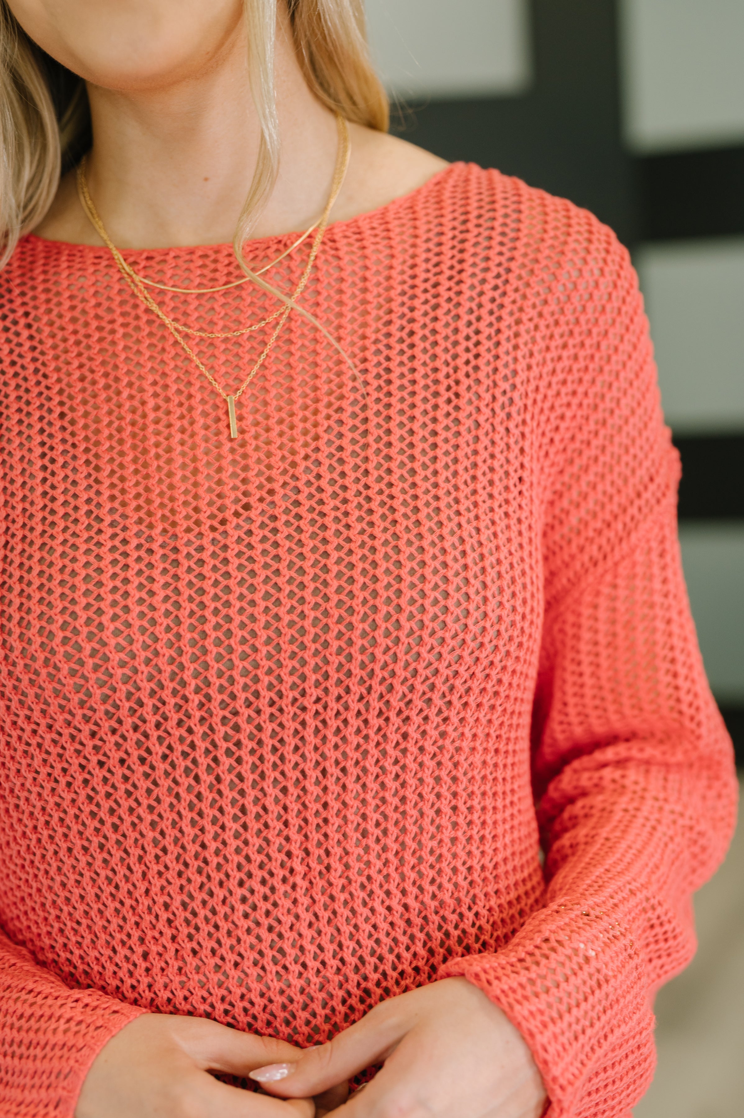 Desert Bloom Loose Knit Sweater Womens Ave Shops- Tilden Co.