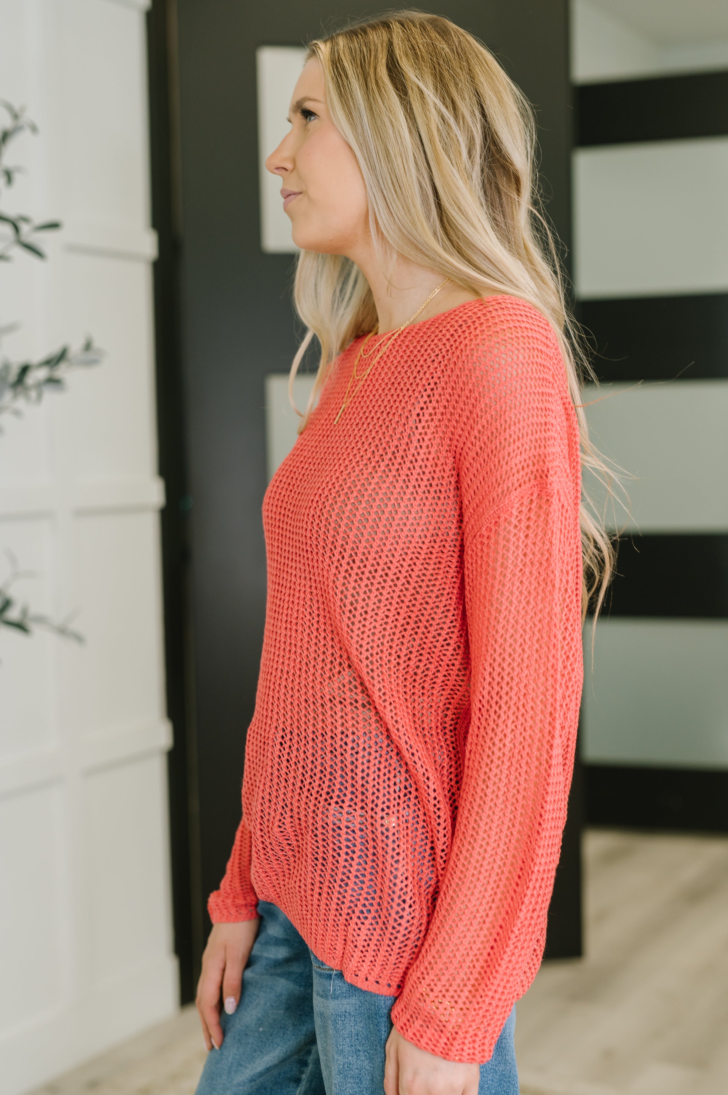 Desert Bloom Loose Knit Sweater Womens Ave Shops- Tilden Co.