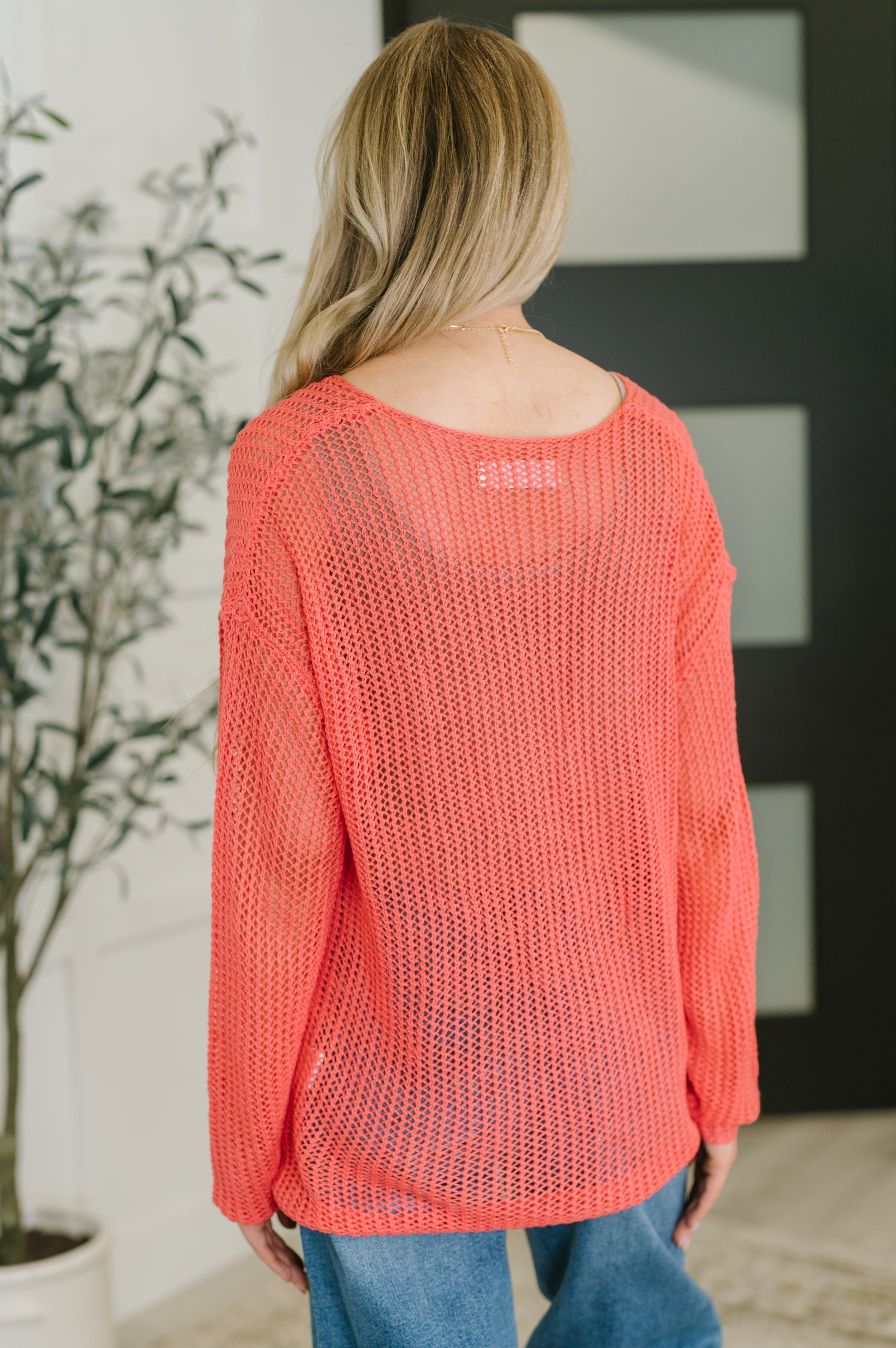Desert Bloom Loose Knit Sweater Womens Ave Shops- Tilden Co.