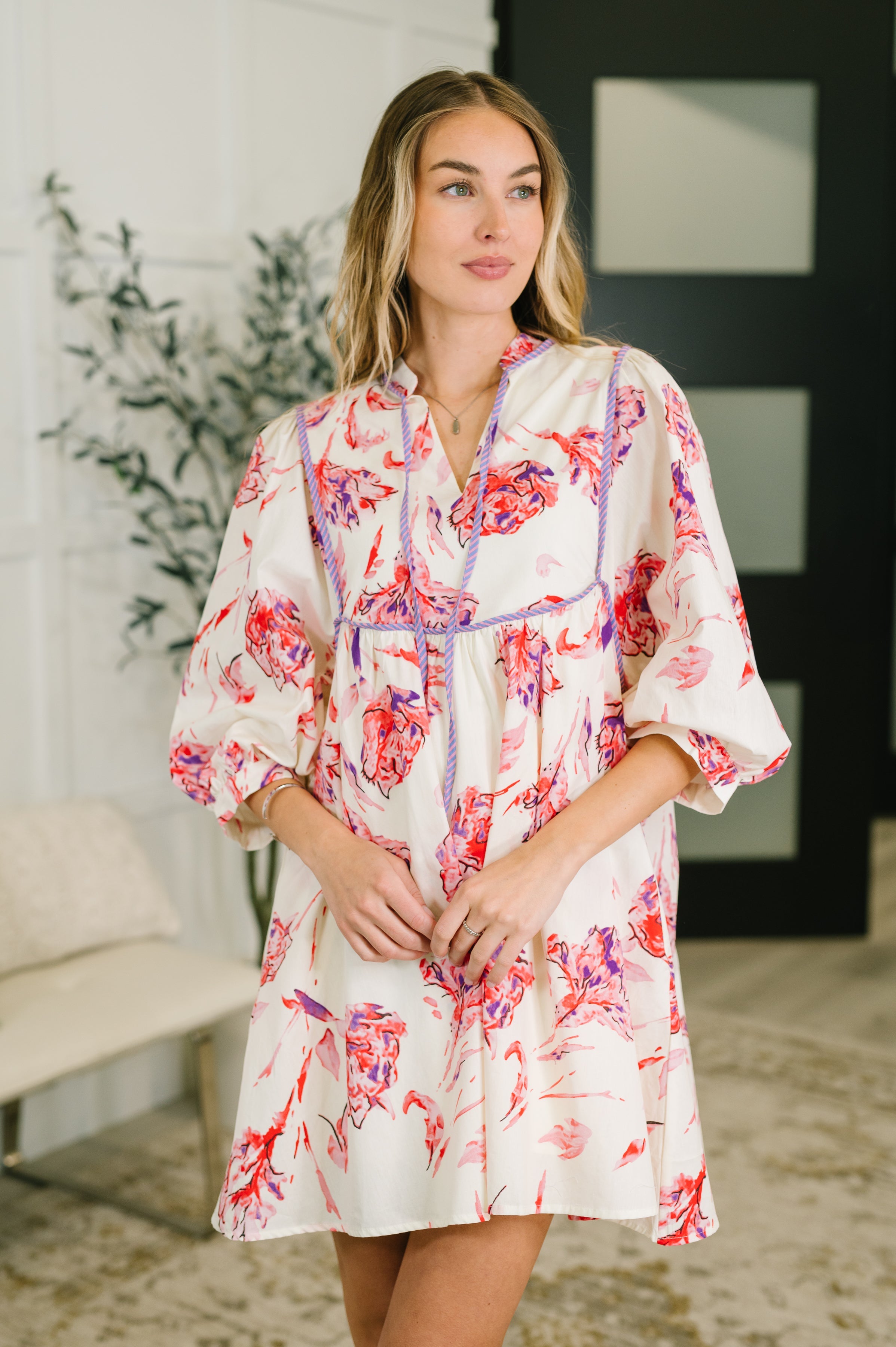 Destination Unknown Floral Dress Womens Ave Shops- Tilden Co.