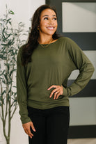 Dinner Plans Dolman Long Sleeve Womens Ave Shops- Tilden Co.