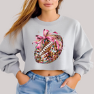 Disco Football in Grey Sweatshirt Womens Ave Shops- Tilden Co.