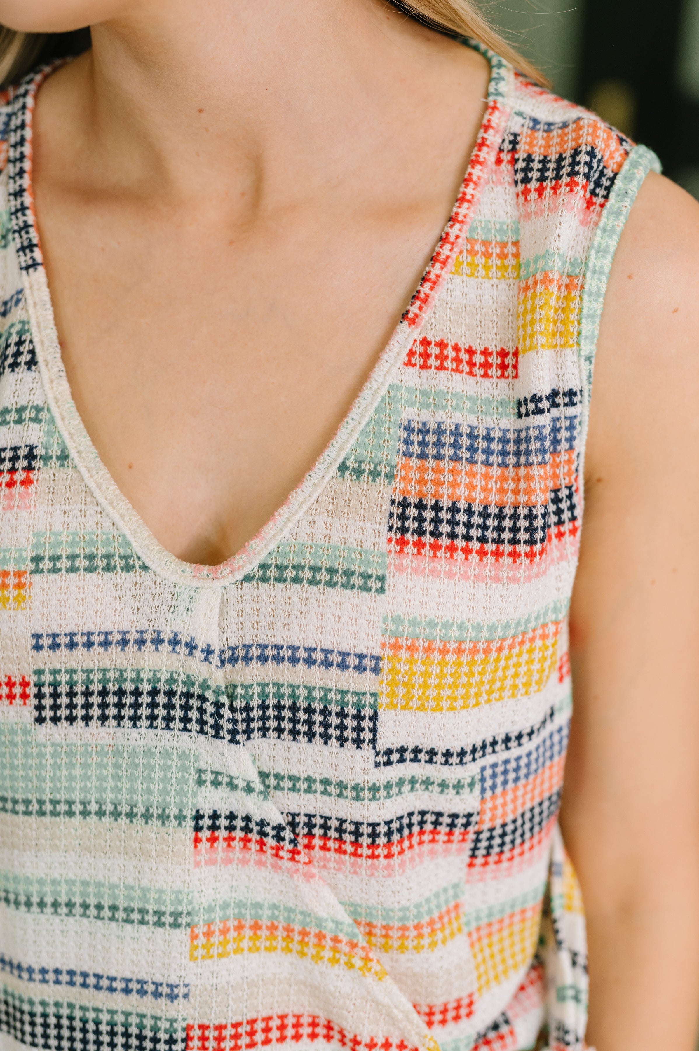 Do Ya Step V-Neck Tank Tops Ave Shops- Tilden Co.