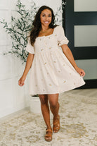 Dream a Little Dream Embroidered Dress Dresses Ave Shops- Tilden Co.