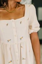 Dream a Little Dream Embroidered Dress Dresses Ave Shops- Tilden Co.