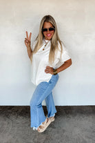PREORDER: Joey Washed Cotton Boyfriend Tee Womens Ave Shops- Tilden Co.