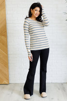 East Coast Breeze Striped Top Tops Ave Shops- Tilden Co.