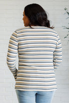 East Coast Breeze Striped Top Tops Ave Shops- Tilden Co.