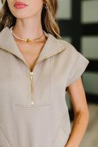 Easy Hustle High Neck Dress in Ash Mocha Womens Ave Shops- Tilden Co.