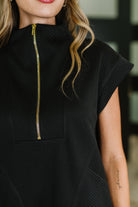 Easy Hustle High Neck Dress in Black Womens Ave Shops- Tilden Co.