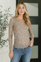 Easy Lovin' Mesh Layering Top Womens Ave Shops- Tilden Co.