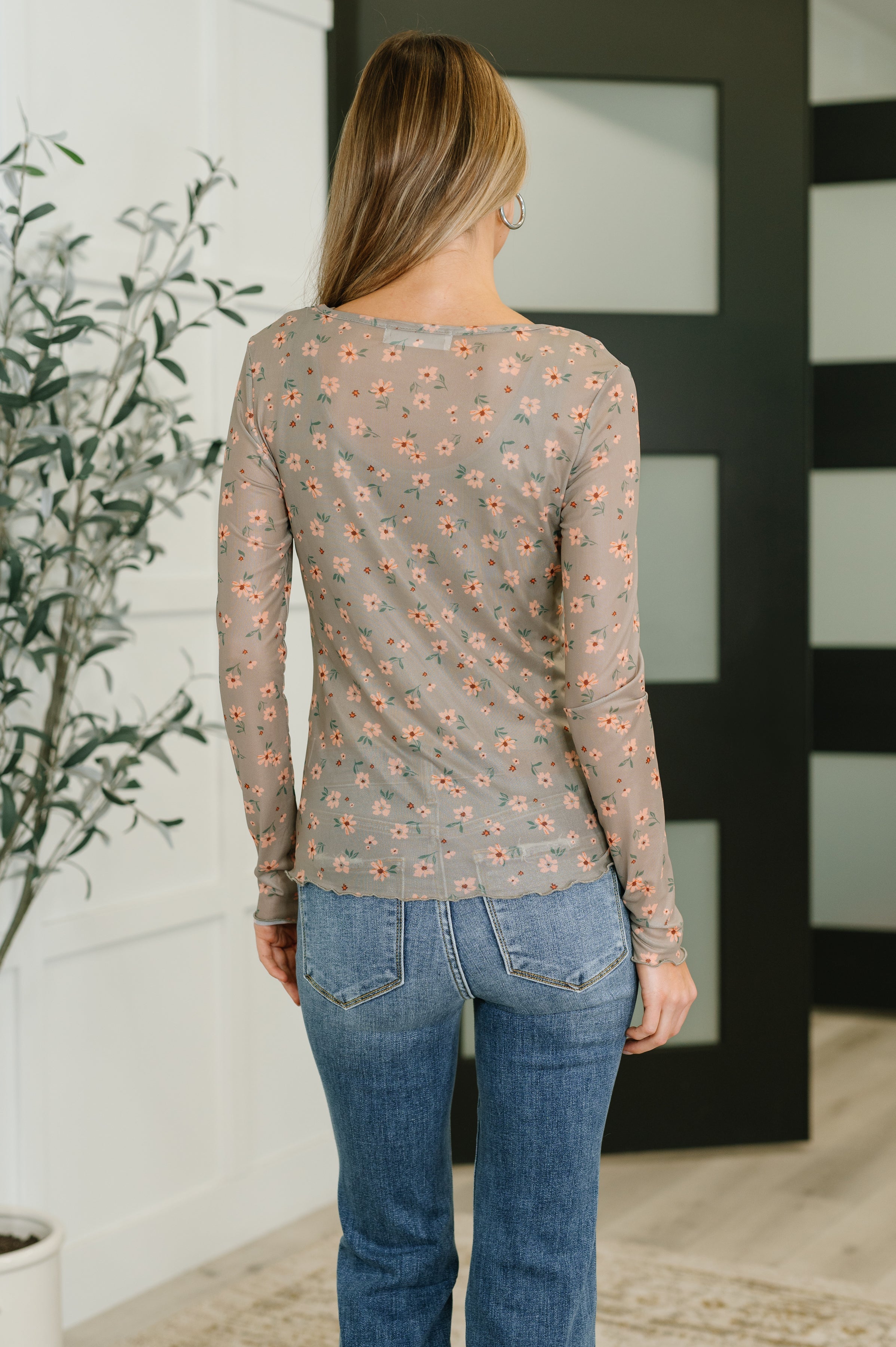 Easy Lovin' Mesh Layering Top Womens Ave Shops- Tilden Co.