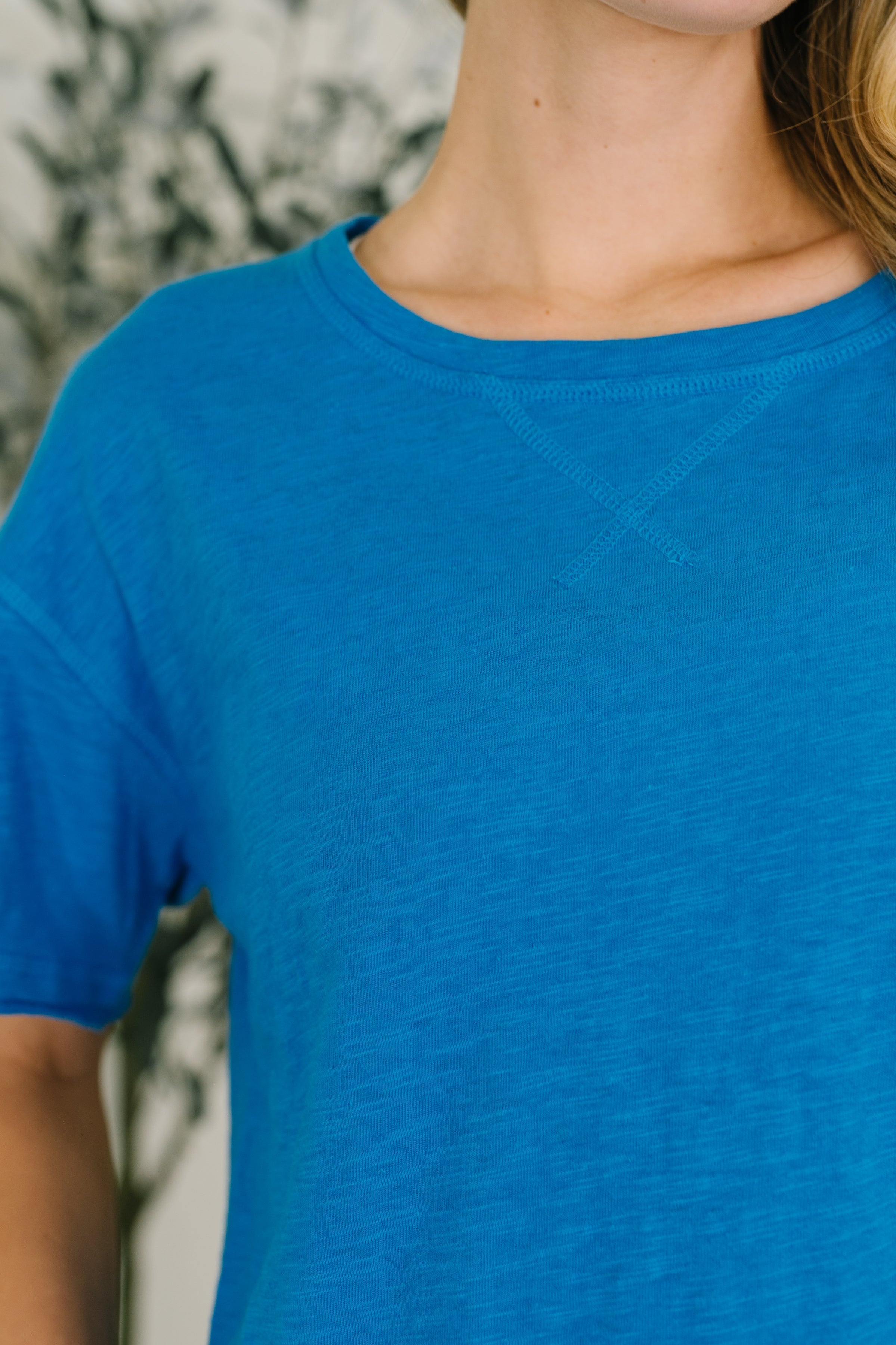 Effortless Edit Boxy Tee in Deep Sky T-Shirt Ave Shops- Tilden Co.