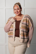 Effortless Elements Striped Cardigan Layers Ave Shops- Tilden Co.