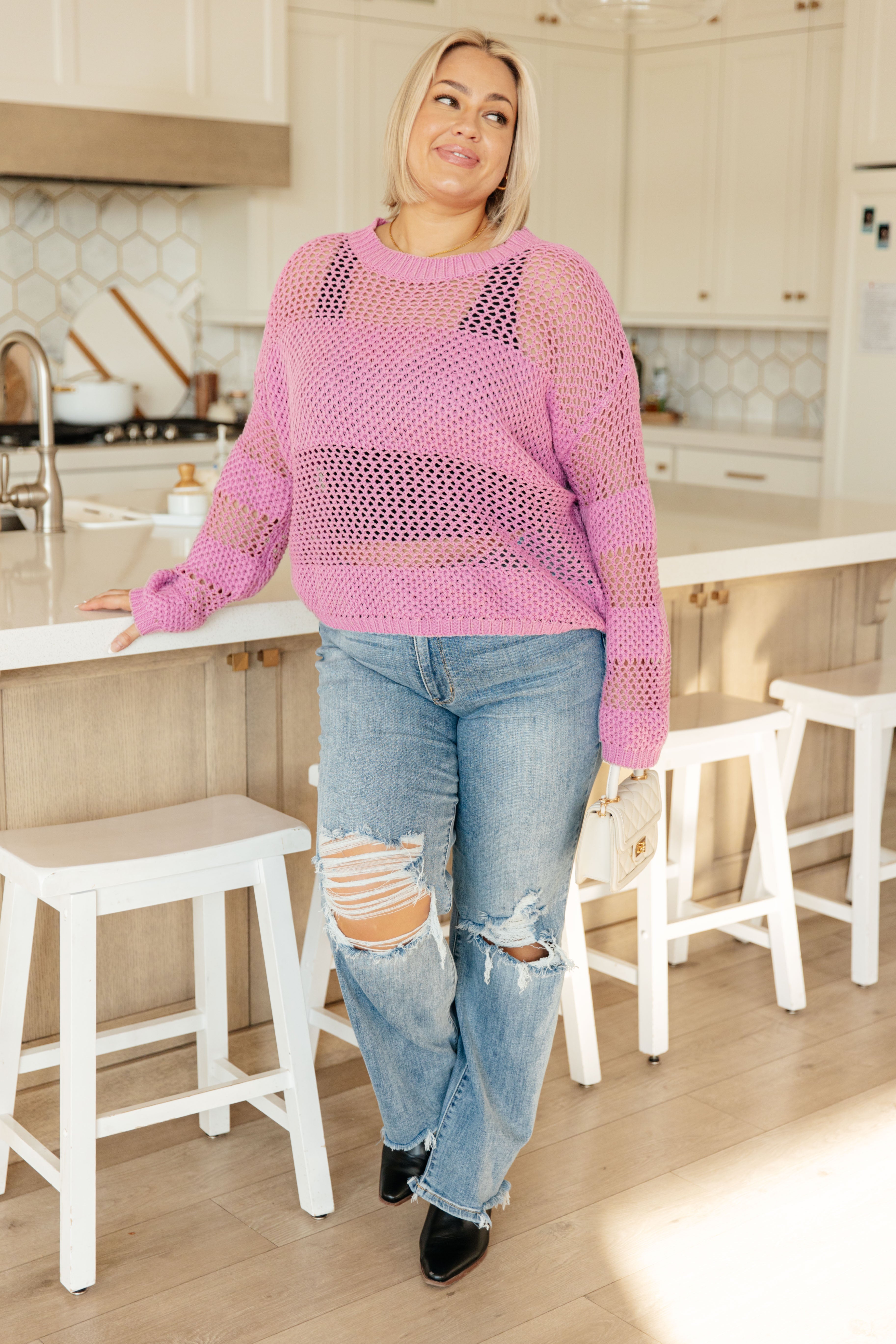 My Latest Love Loose Knit Sweater    Tops Ave Shops- Tilden Co.