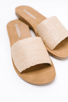 Efron Raffia Woven Slip On Sandal in Bone Womens Ave Shops- Tilden Co.