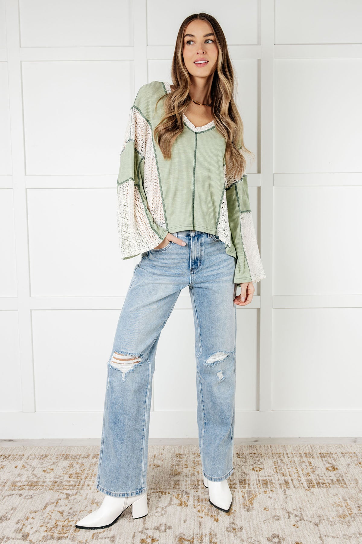 Elemental My Dear Patchwork Top Tops Ave Shops- Tilden Co.