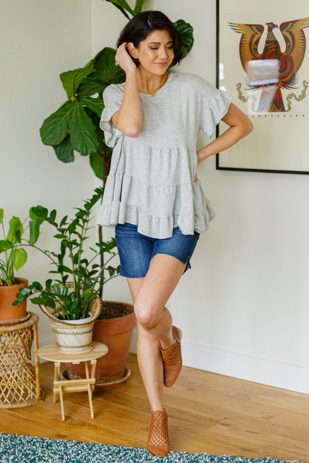 Endless Memories Tiered Babydoll Top Tops Ave Shops- Tilden Co.