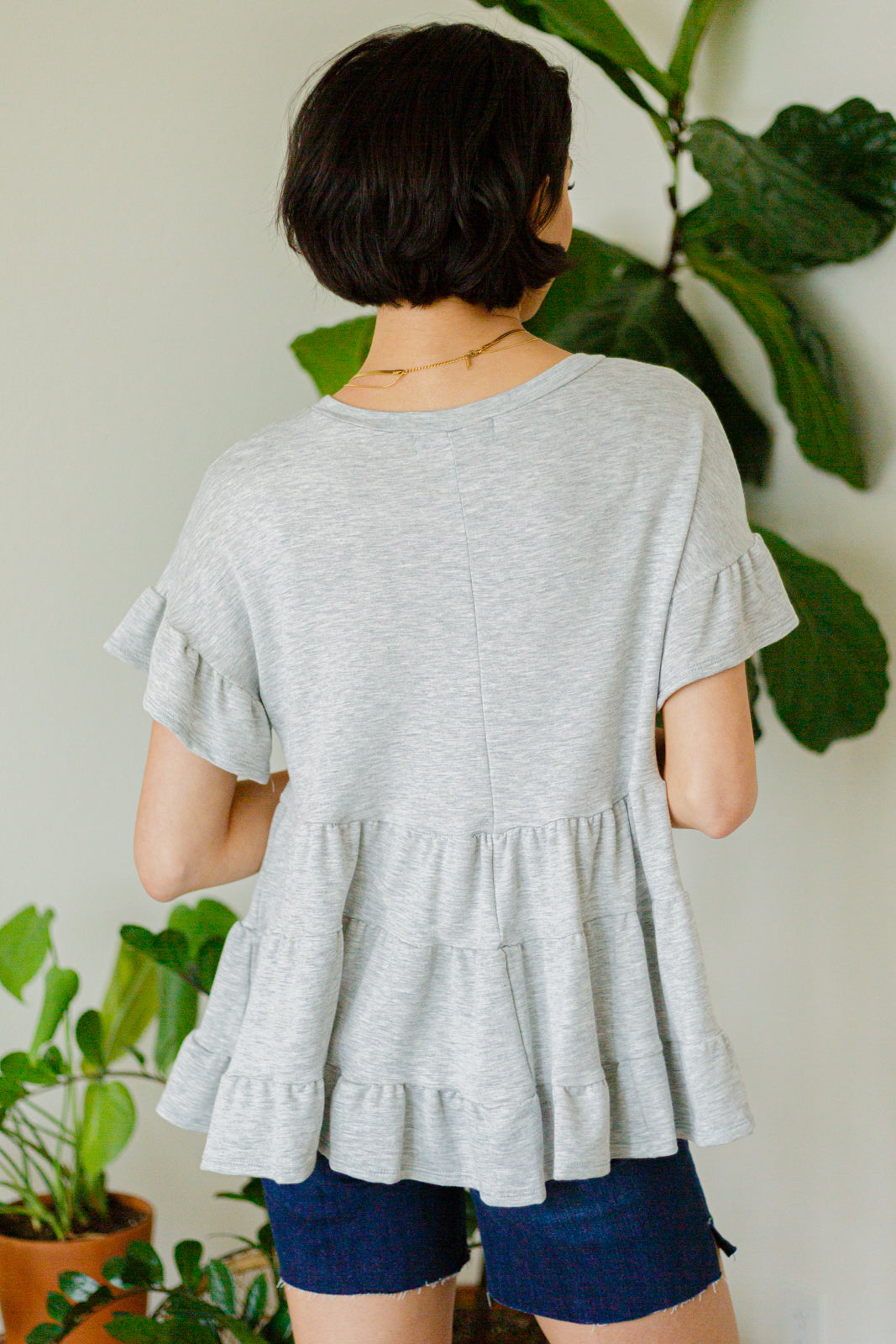 Endless Memories Tiered Babydoll Top Tops Ave Shops- Tilden Co.